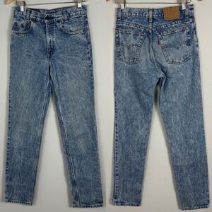 Levis Acid Wash Student Vintage Jeans‎ Womens Size 29 x 34 Style 7505-0209 Denim